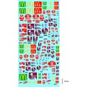 DECALS FASTFOOD