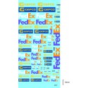 DECALS FEDEX GEFCO