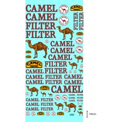 DECALCOMANIES CAMEL FILTER CHAMEAU