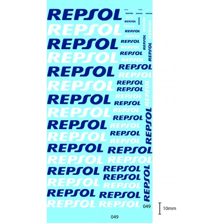 DECALCOMANIES REPSOLTEXTE NEW