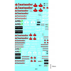 DECALS SANTANDER AMD ALICE ETIHAD