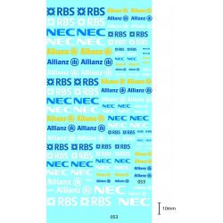 DECALS NEC ALLIANZ RBS