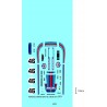 DECALS PORSCHE CARRERA RSR LE MANS 1973 MARTINI