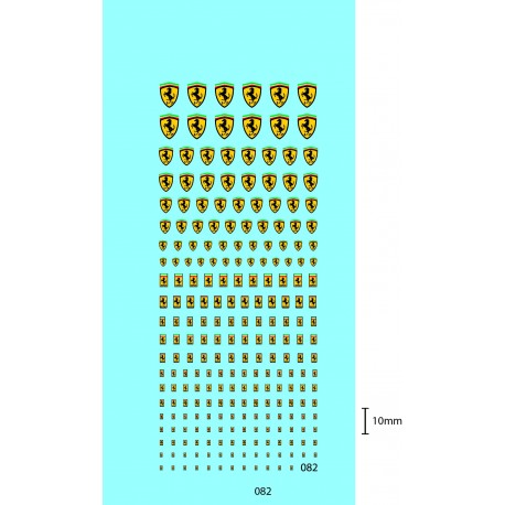 DECALCOMANIES ECUSSON FERRARI