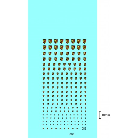 DECALCOMANIES ECUSSON PORSCHE