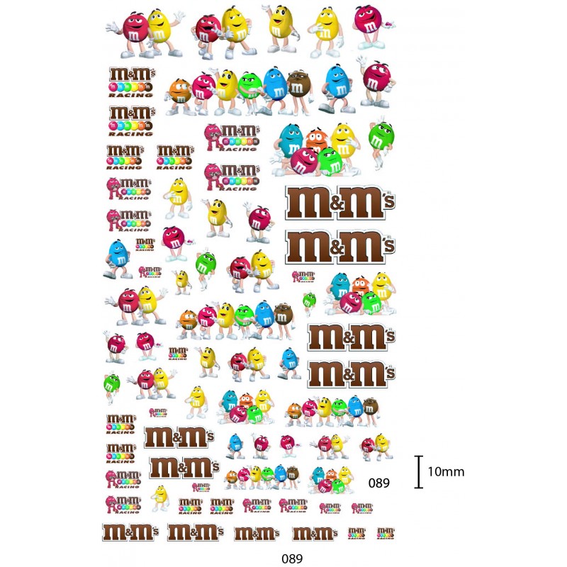 M&M's Logo Decal Sticker - M&M-LOGO-DECAL - Thriftysigns
