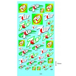 DECALCOMANIES SEVEN UP - 7 UP