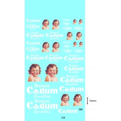 DECALCOMANIES TUBE CITROEN CADUM 1/87-1/43-1/24