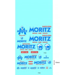 DECALCOMANIES CITROEN HY TUBE BIERE MORITZ 1/87 1/43 1/24