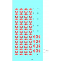 DECALCOMANIES PLAQUR RALLYE MONTE CARLO 2008 2018 1-43