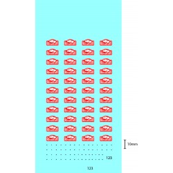 DECALS RALLYE MONTE CARLO 2008 2018 1-24