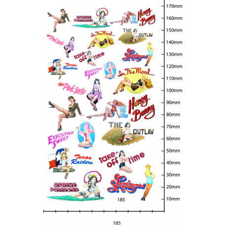PIN-UP AVIATION 1-72 + 1-48